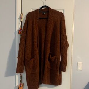 Club Monaco Brown Cardigan Sweater
